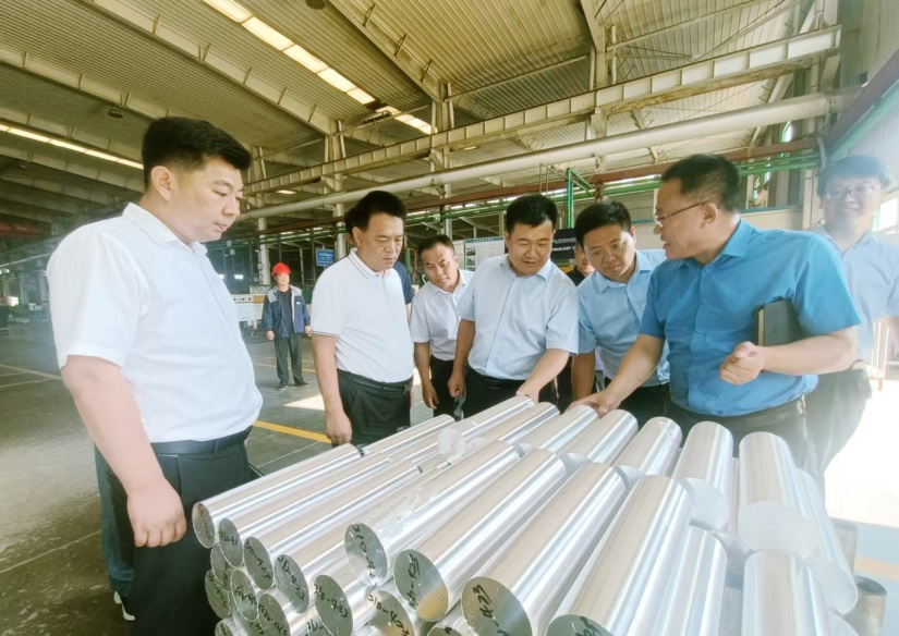 臨沂市發改委副主任高強帶隊到費縣調研金屬鎂產業發展情況